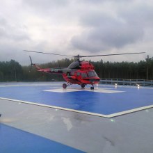 Heliports sind eine spezielle Kategorie für die Installation von Heizkabeln in Beton.