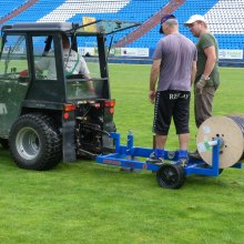 Erwärmung von Grasspielplätzen.