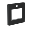 Black front cover for the TFT2 thermostat